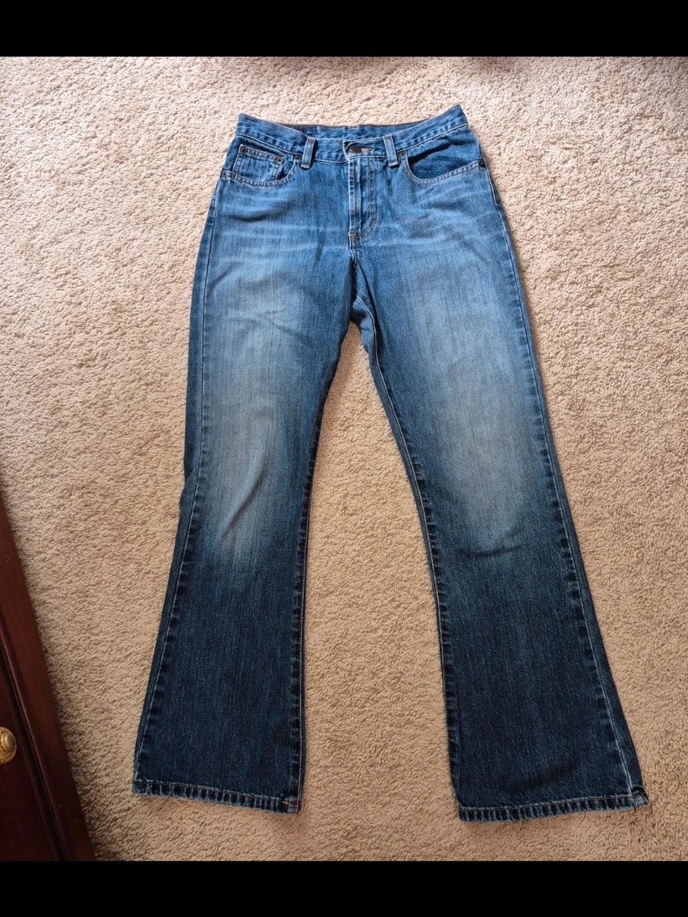 Vintage Abercrombie & Fitch Bootcut Flare Jeans 90s Y2K Sz 14
